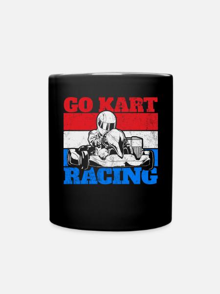 Go-kart Racing Karting - Mug uni - noir