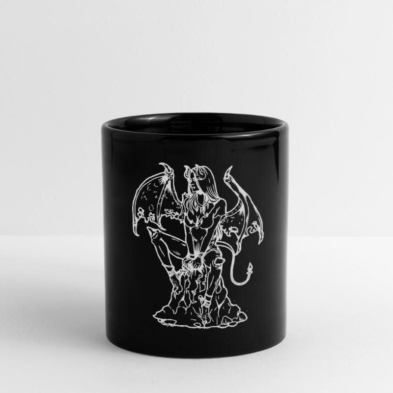 Demon Satan Devil Devil Hell Devil Woman Dark Full Colour Mug