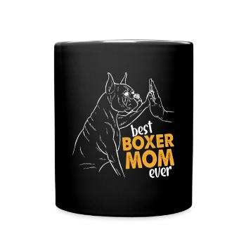La meilleure maman boxeuse de tous les temps - Mug uni - noir - Devant