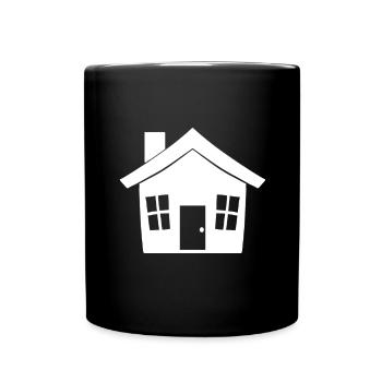 Maison - Mug uni - noir - Devant