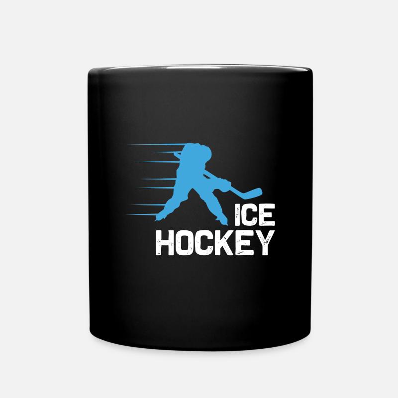 Eishockey - Tasse einfarbig - Schwarz
