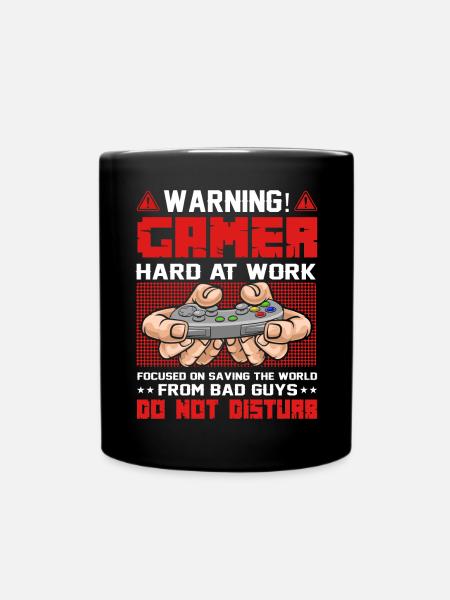 Gamer - Tasse einfarbig - Schwarz