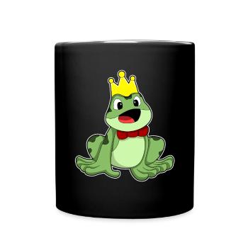 Couronne de grenouille - Mug uni - noir - Devant