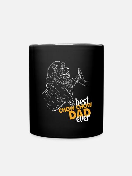 Meilleur papa Chow Chow de tous les temps - Mug uni - noir