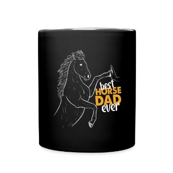 Best Horse Dad Ever Horse Dad - Full Colour Mug - black - Front