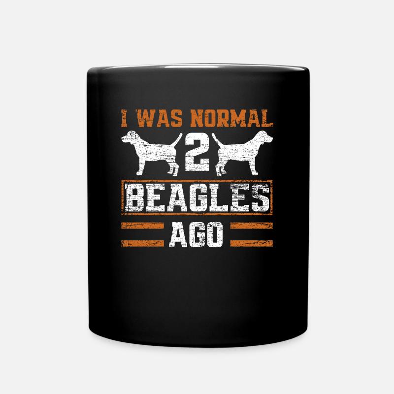 Beagle - Tasse einfarbig - Schwarz