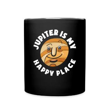 Astronomy Jupiter - Full Colour Mug - black - Front