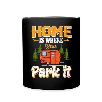 camping - Mug uni - noir - Devant