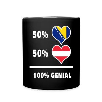Bosnia and Austria Genial / Gift - Full Colour Mug - black - Front