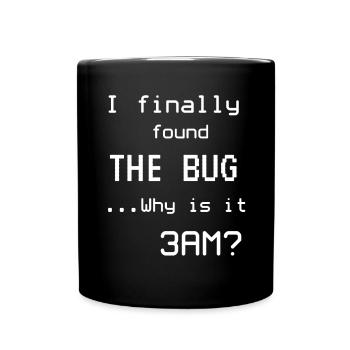 Programmer Meme Computer Scientist Nerd - Full Colour Mug - black - Front