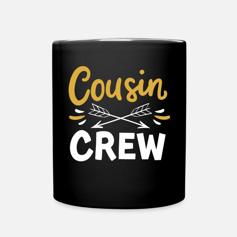 Cousin Crew - Tasse einfarbig - Schwarz