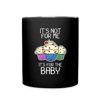 Enceinte - Mug uni - noir - Devant