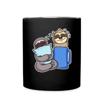 Sloths - Full Colour Mug - black - Front