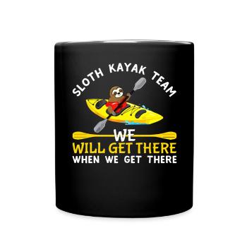 Kayak - Full Colour Mug - black - Front