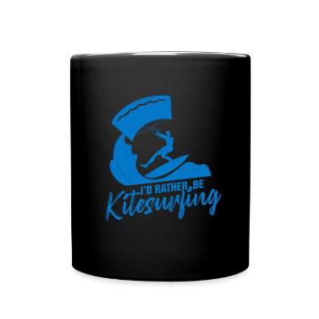 Kitesurfer I’d Rather Be Kitesurf Ocean Lovers - Mug uni - noir - Devant