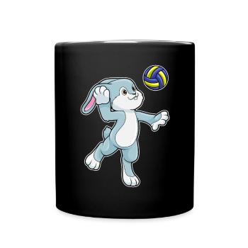 Joueur de volley-ball Bunny Volley-ball - Mug uni - noir - Devant