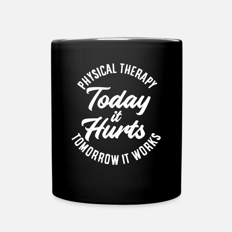 Physiotherapeut Physio Geschenk - Tasse einfarbig - Schwarz