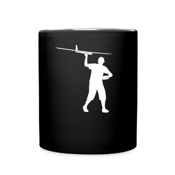 Model Flight Model Builder Airplane Sailor Gift - Full Colour Mug - black - Front