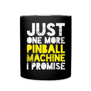 Flipper automate - Mug uni - noir - Devant