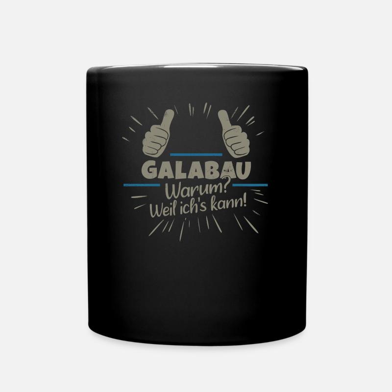 Galabau Garten- und Landschaftsbau - Tasse einfarbig - Schwarz