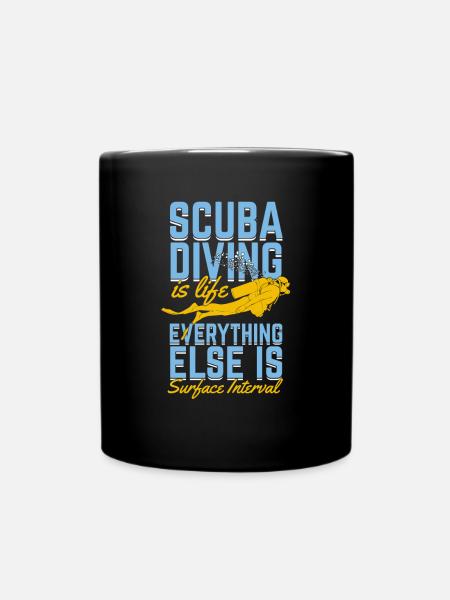 Plongée amusante Plongée Sous-marine cadeau de plongée - Mug uni - noir
