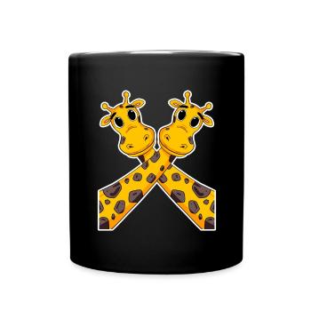 Girafe girafe - Mug uni - noir - Devant