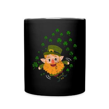 St. Patrick's Day Goblin - Full Colour Mug - black - Front