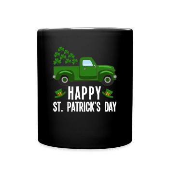 La Saint-Patrick - Mug uni - noir - Devant