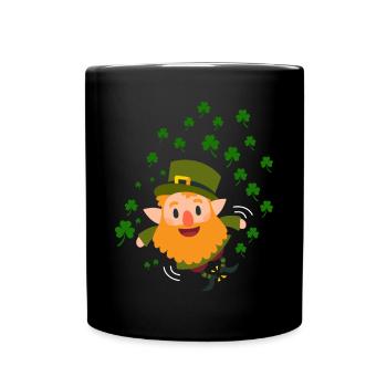 Saint-Patrick enfant enfant - Mug uni - noir - Devant