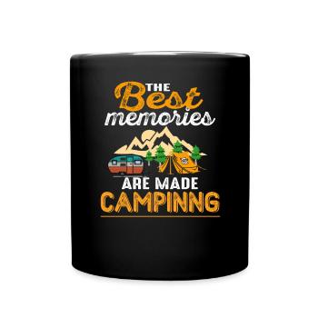 Camping - Full Colour Mug - black - Front