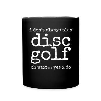 Disc Golf Disc Golfeur Disc Golfeur - Mug uni - noir - Devant