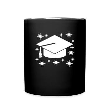 Diplôme de fin d’études - Mug uni - noir - Devant