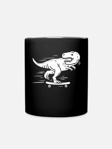 Longboarding Longboarder Skater - Tasse einfarbig - Schwarz