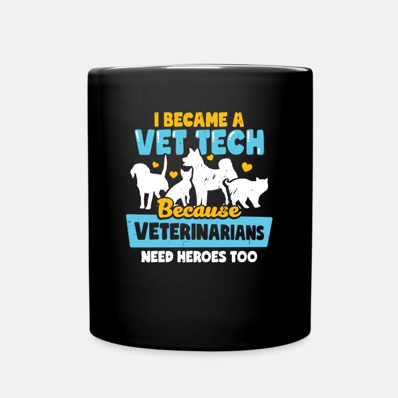Assistante vétérinaire vétérinaire - Mug uni - noir