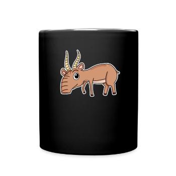 Antilope - Mug uni - noir - Devant