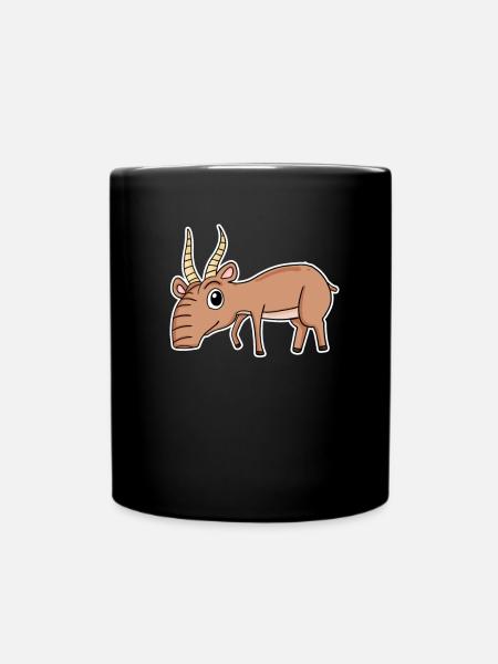 Antilope - Tasse einfarbig - Schwarz