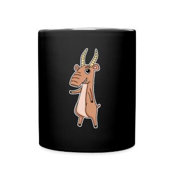 Antilope - Mug uni - noir - Devant