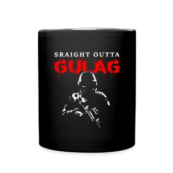 Straight outta Gulag Coldwar - Mug uni - noir - Devant