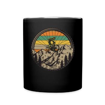 Mountain Biker - Mug uni - noir - Devant