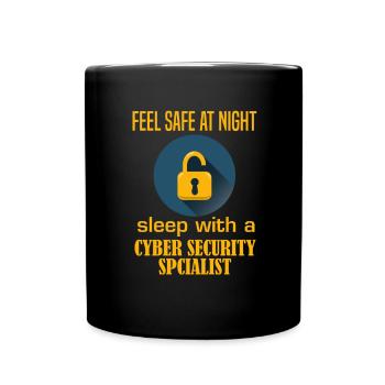 Programmeur informatique de sécurité Informatique Cyber Tech Ha - Mug uni - noir - Devant