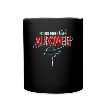 Es gibt immer einen Auxweg Tontechniker Tontechnik - Tasse einfarbig - Schwarz - Vorne