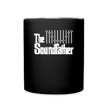 The Soundfather - Sound Engineer Sound Engineering Gift - Full Colour Mug - black - Front