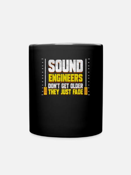 Ingegnere del suono non invecchia - Ingegneria del suono - Tazza monocolore - nero