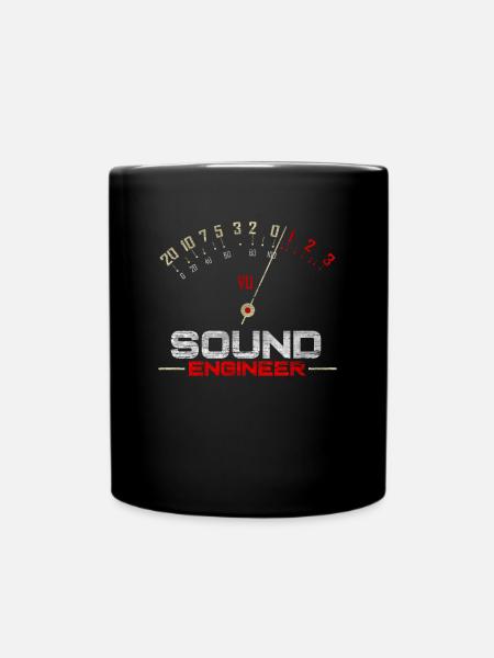 Sound Engineer VU Meter - Technique du son - Mug uni - noir