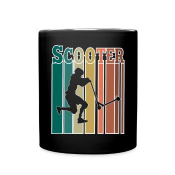 Scooter - Tasse einfarbig - Schwarz - Vorne