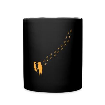 Le petit pivert - Mug uni - noir - Devant