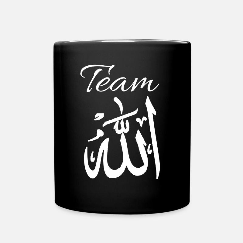 Pour les musulmans ou les adeptes de l’Islam Team Allah - Mug uni - noir