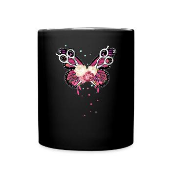 Coiffure Coiffeuse Coiffeuse Coiffeur Idée cadeau - Mug uni - noir - Devant