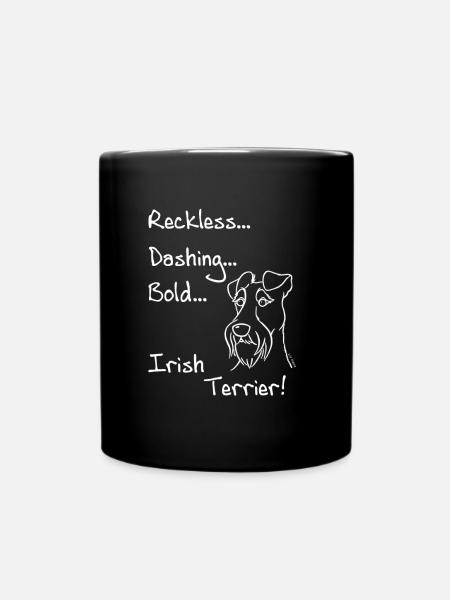 Kühner Irish Terrier - Tasse einfarbig - Schwarz
