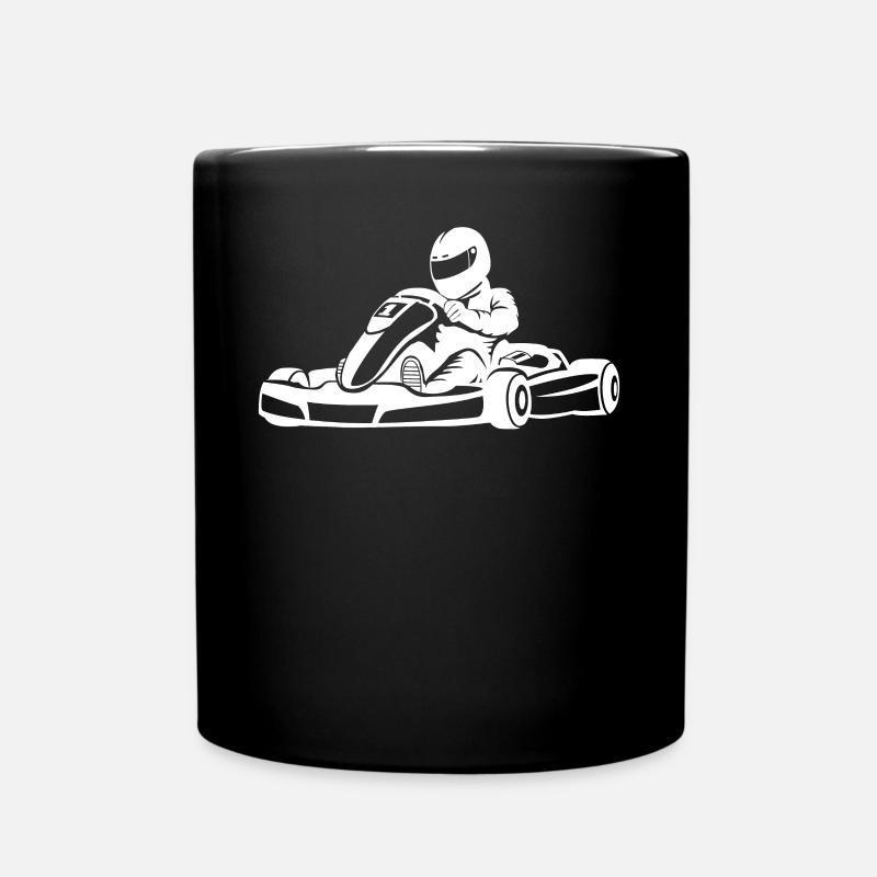 Kart kart karting cadeau - Mug uni - noir